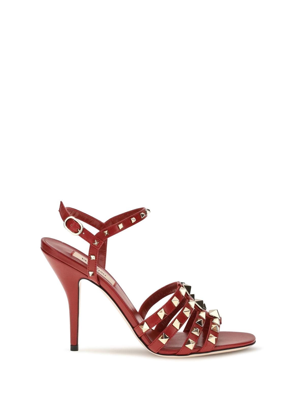 Valentino Garavani Rockstud kidskin Sandals - Bright Red