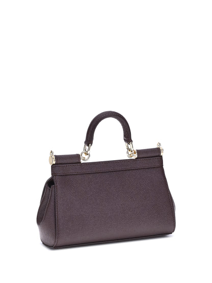 DOLCE & GABBANA Sicily small leather Handbag