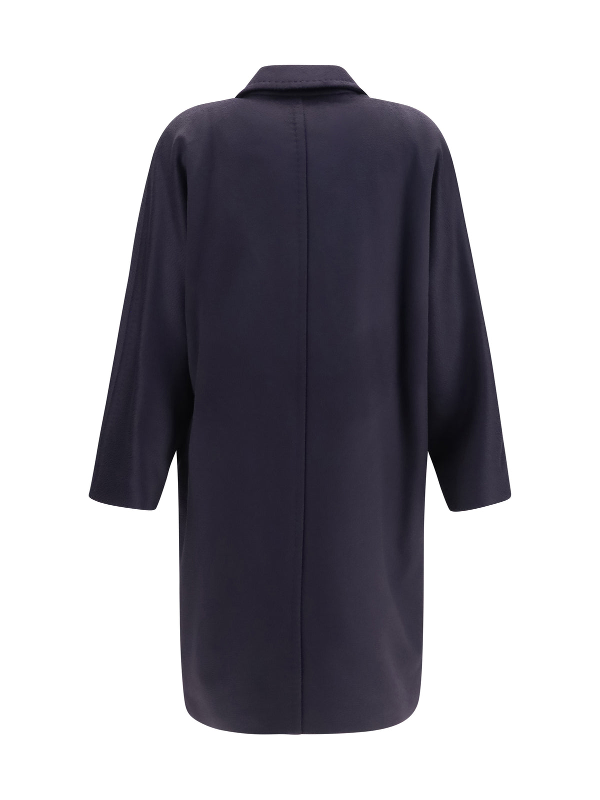 Max Mara Studio Double breasted wool drap Coat - Blue