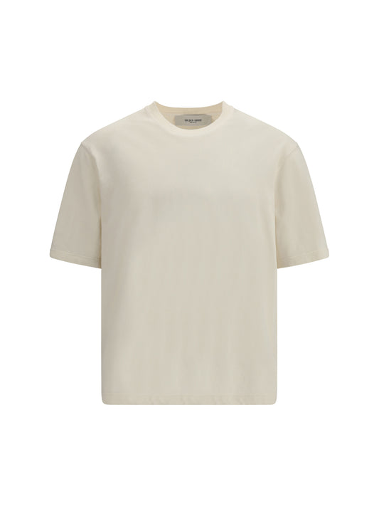 GOLDEN GOOSE T-shirt with an embossed reverse Golden logo