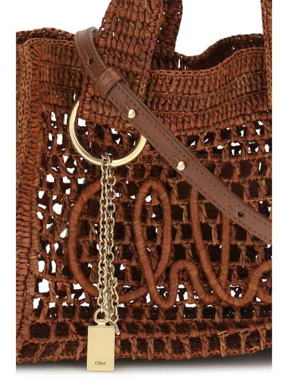 CHLOÉ Small Summer Banana East-West Tote Bag