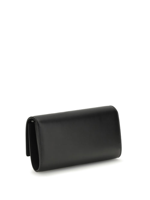 Christian Louboutin Bettina Chain Wallet - Black/Gold