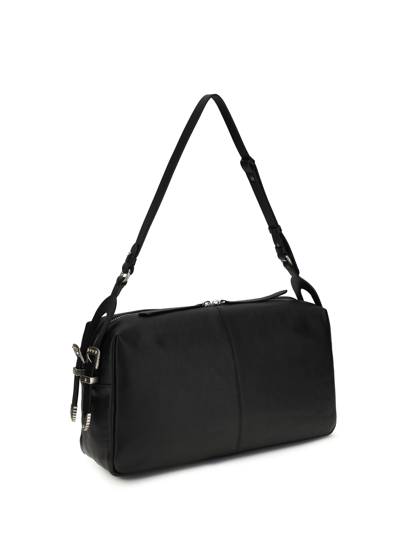 PINKO Large Keeper Shoulder Bag in new biker leather