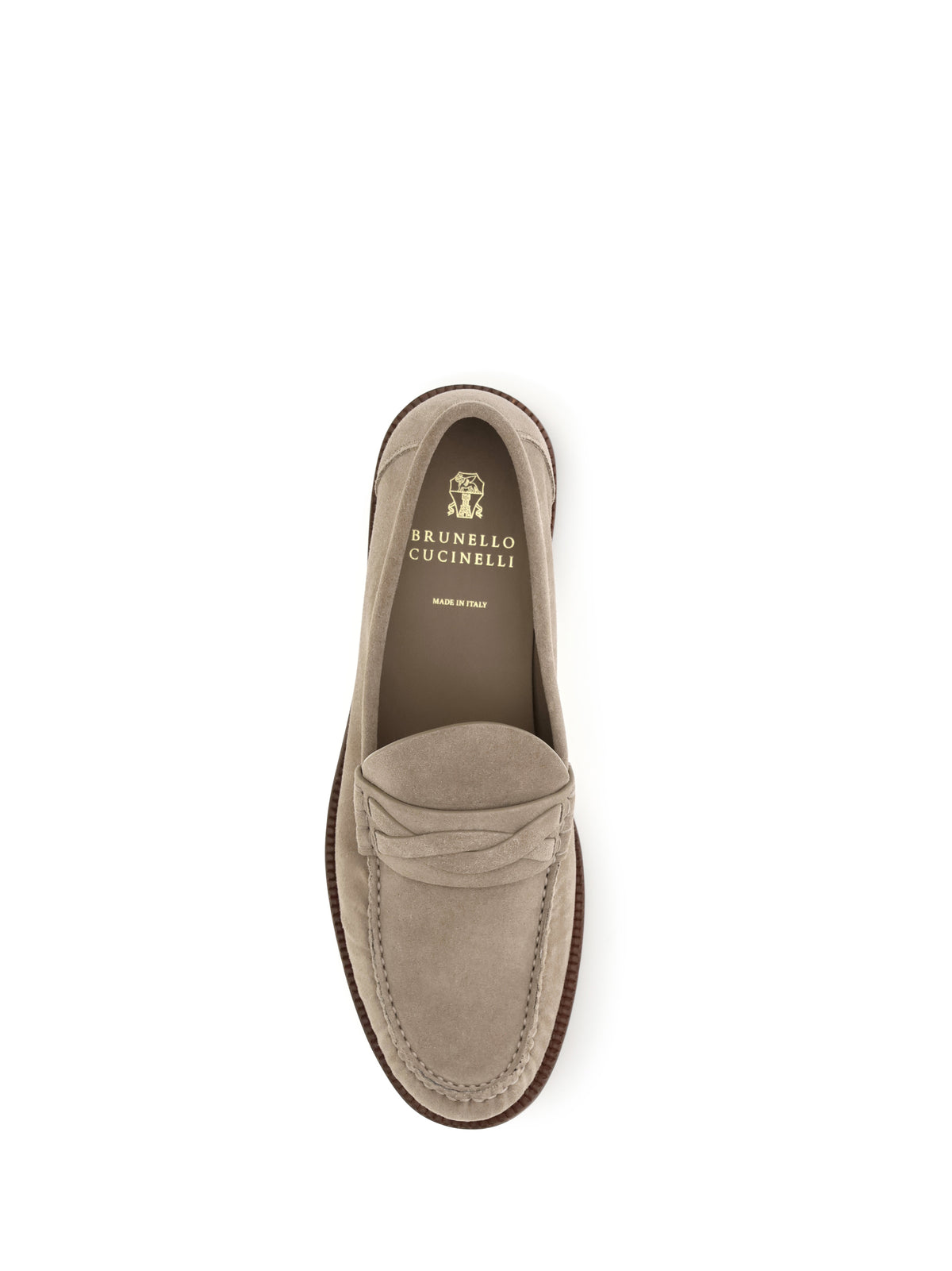 Brunello Cucinelli Suede Loafers - Koala