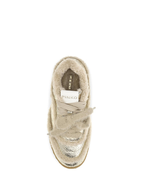 Pinko Gea padded Sneakers - Platinum