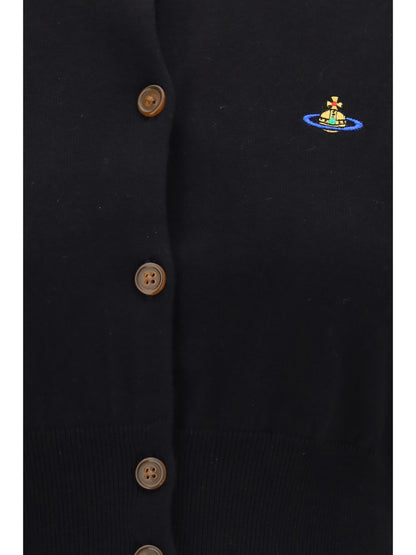 Vivienne Westwood Bea crop Cardigan - Black