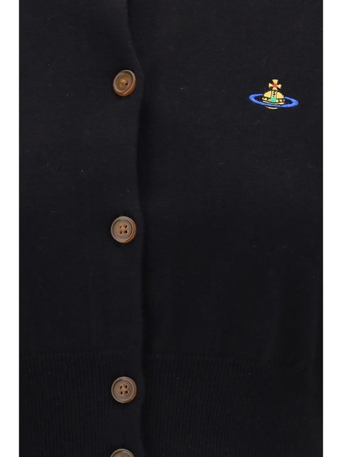 Vivienne Westwood Bea crop Cardigan - Black