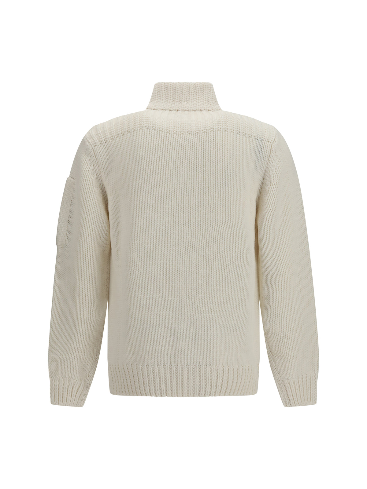 C.P. Company Lambswool Sweater - Gauze White