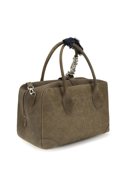 Golden Goose Vita Medium leather Travel Bag - Military Green