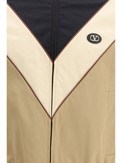 VALENTINO Nylon hooded windbreaker Jacket