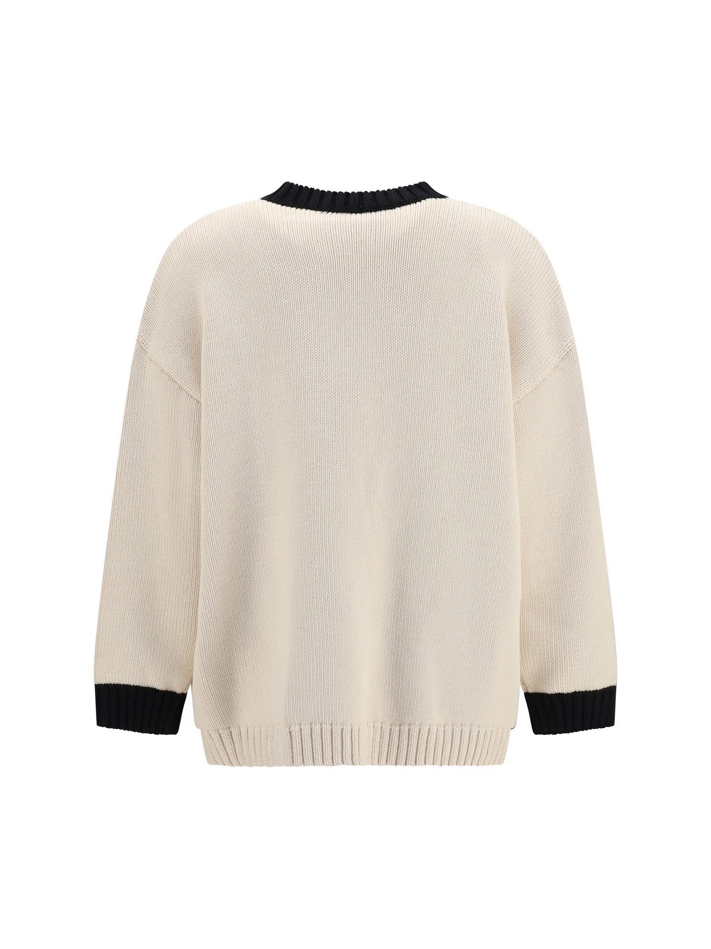 VALENTINO Open polka-dot bow Cardigan