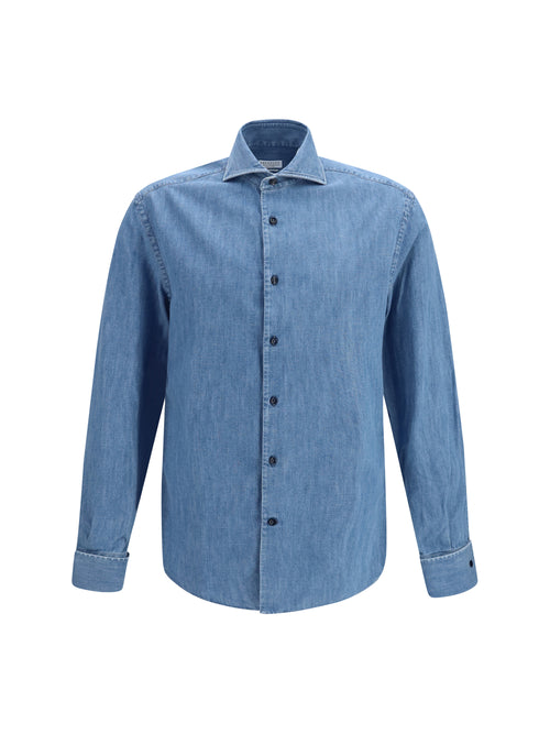 Brunello Cucinelli Denim Shirt - Lav.Medio