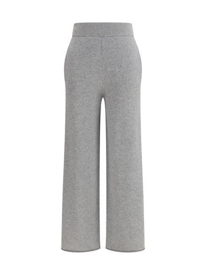 Max Mara Pure Cashmere Pants - Light Grey