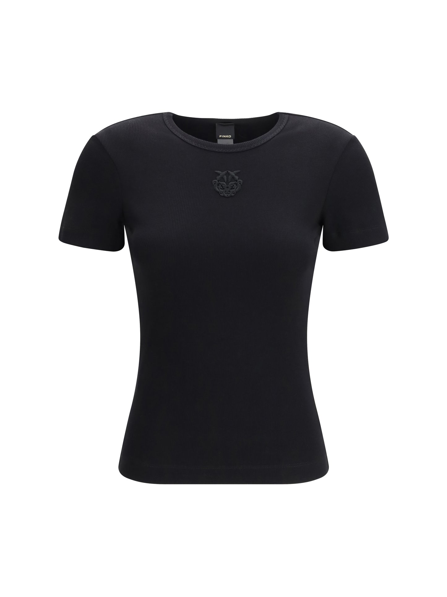 PINKO Brugherio T-Shirt with embroidered love birds logo