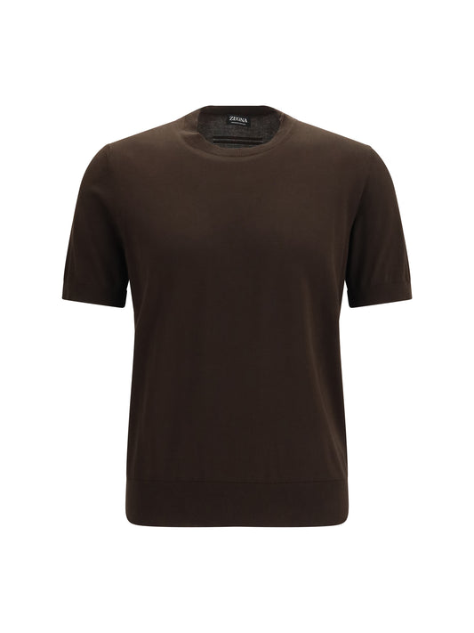ZEGNA Short-sleeve cotton T-shirt