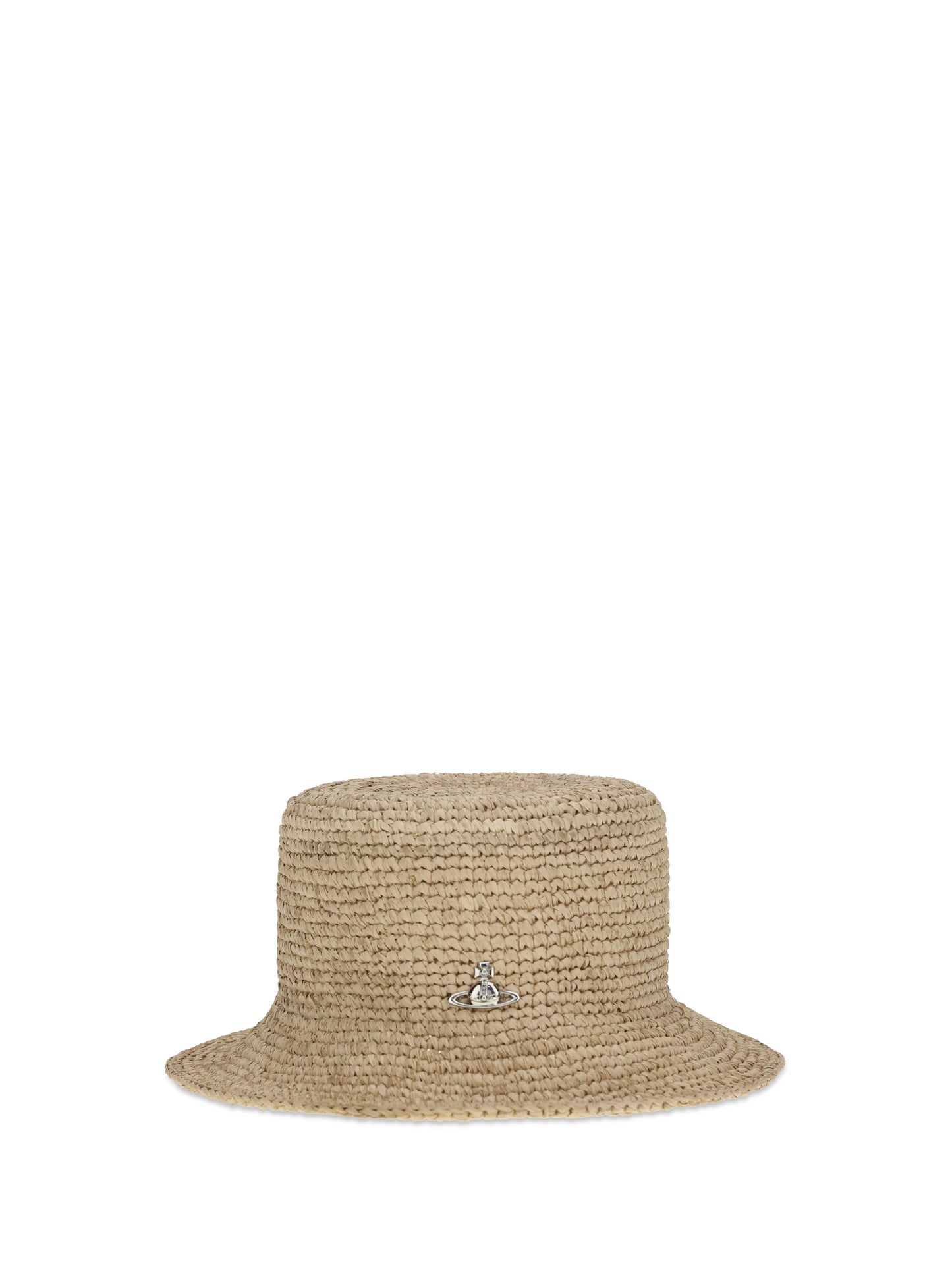 VIVIENNE WESTWOOD Orb raffia Bucket Hat