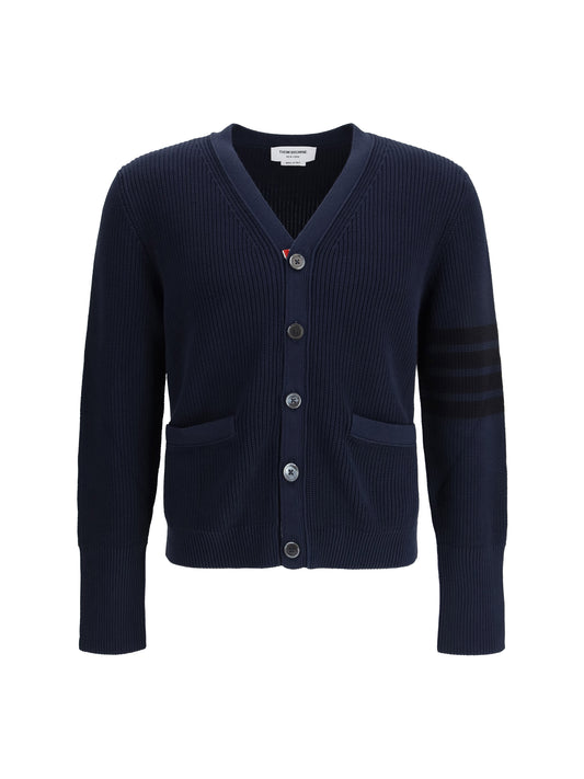 THOM BROWNE V-neck Cardigan