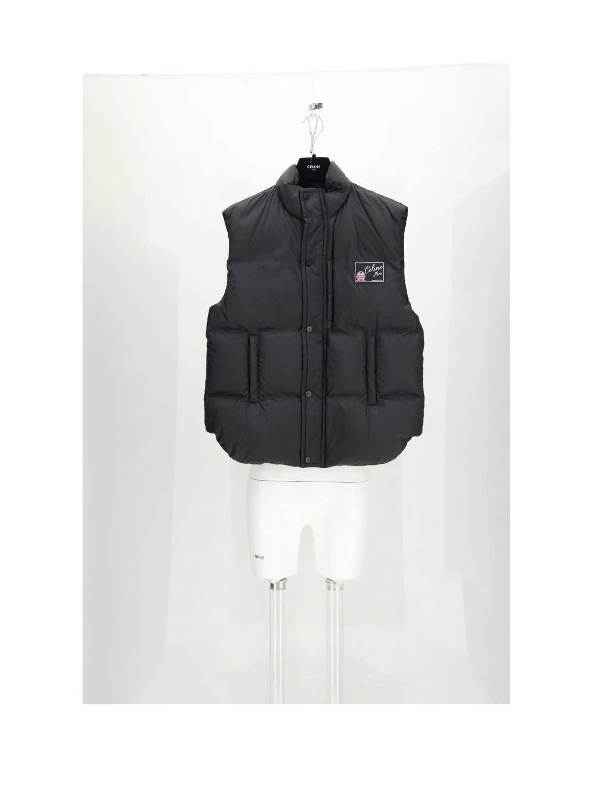 Celine SLEEVELESS PUFFER JACKET - Black