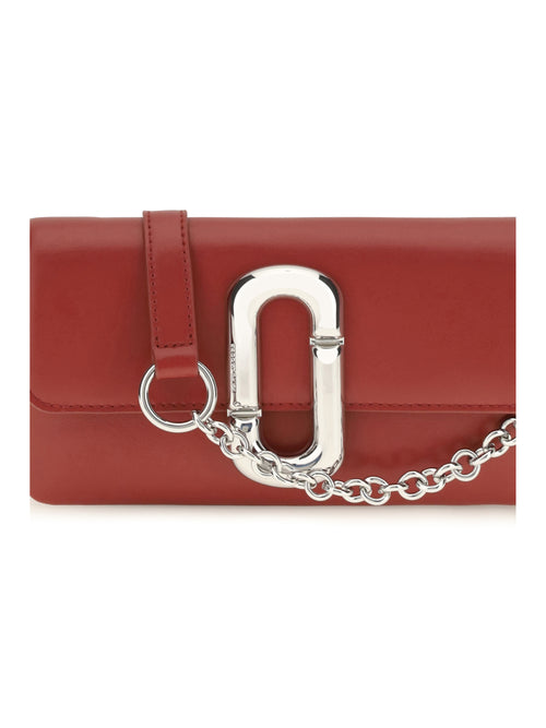 Marc Jacobs Snapshot Chain Wallet - Crimson
