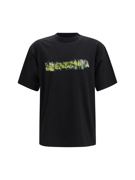 BALENCIAGA Messy Spray T-shirt in cotton