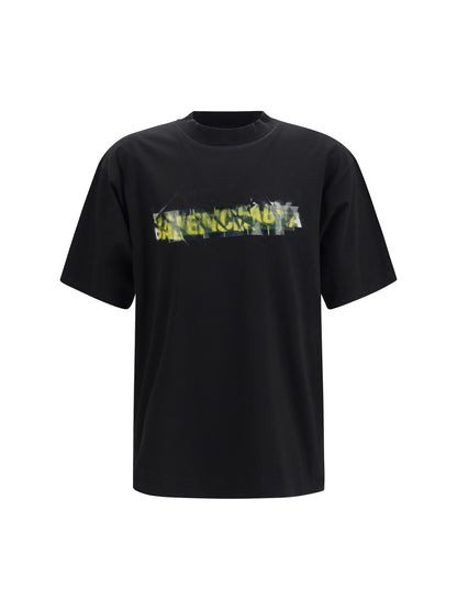 BALENCIAGA Messy Spray T-shirt in cotton