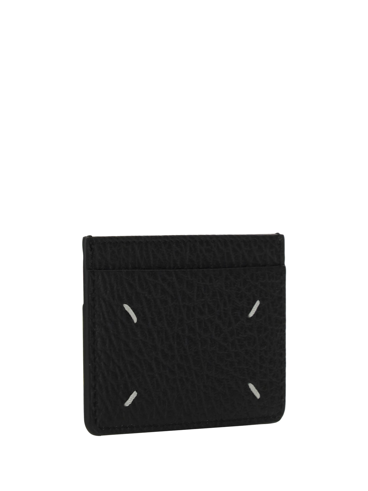 Maison Margiela Card Holder with stitching - Black