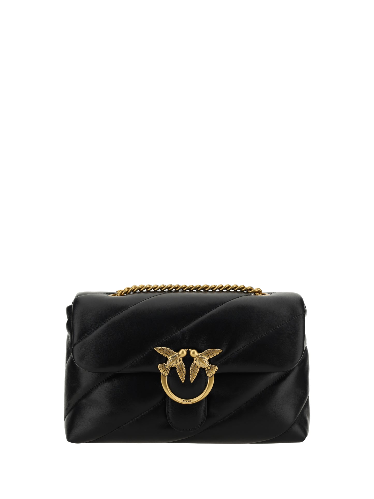 PINKO Love Classic leather Shoulder Bag