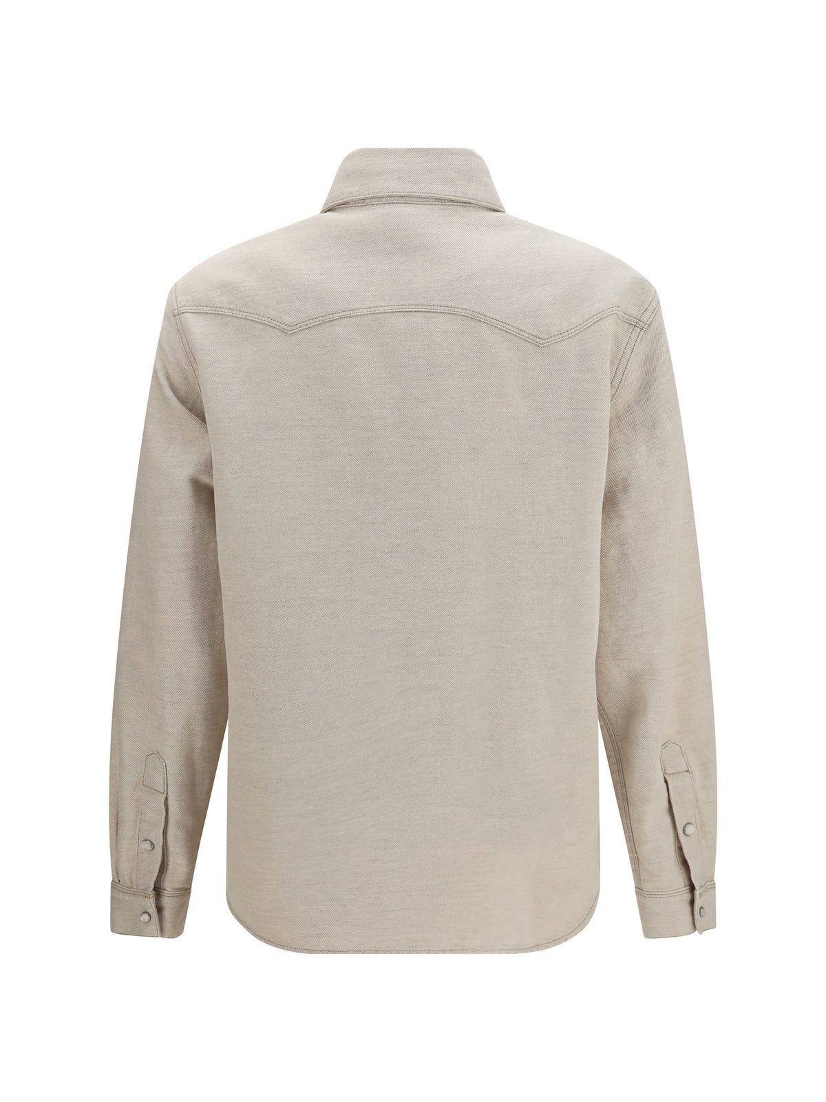 Fendi Selleria denim Western Shirt - Ivory