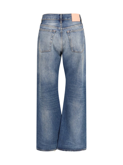 Acne Studios 2021F wide-leg Jeans - Mid Blue