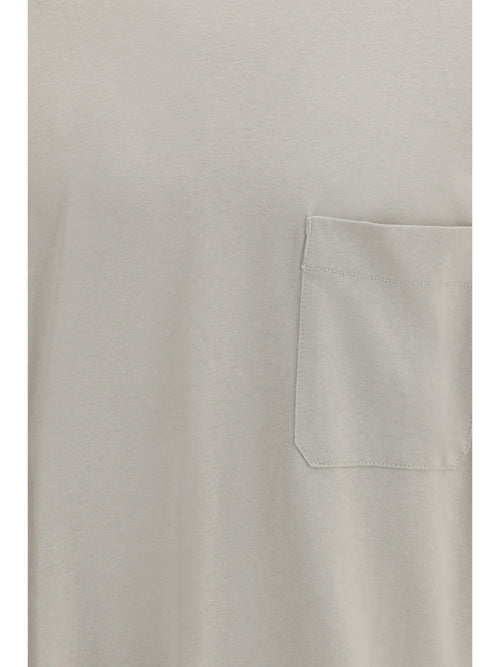 Lemaire Cotton blend T-shirt - Pearl