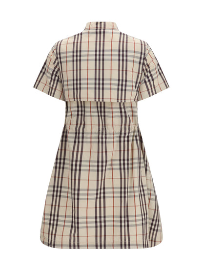 BURBERRY Cotton Check Dress
