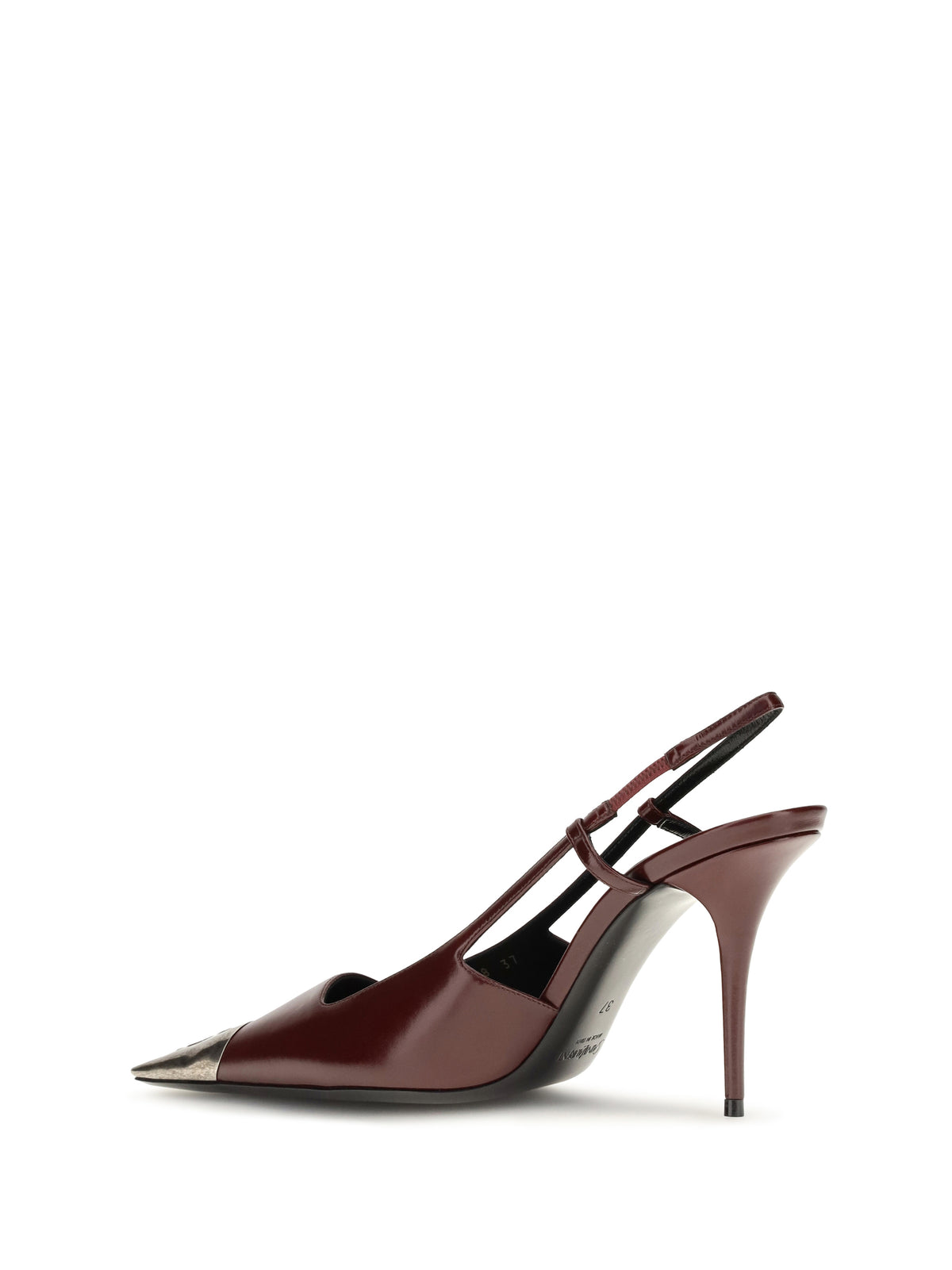 Saint Laurent Jeanne smooth leather Pumps - Vintage Burgundy/Vin