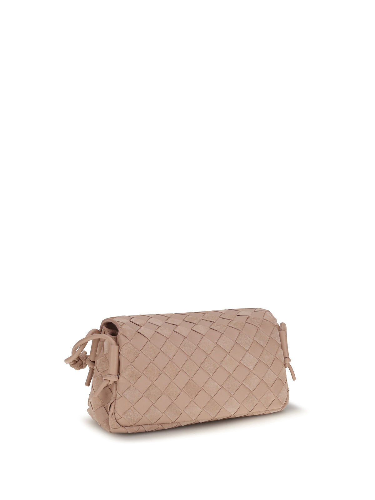 Bottega Veneta Intrecciato nappa Shoulder Bag - Terra Pink-Gold