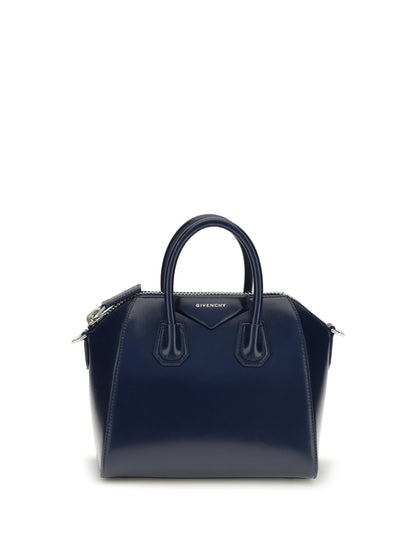 Givenchy Antigona mini leather Handbag - Saphir Blue