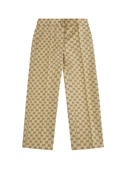 Gucci GG Canvas Pants for Boy - Vintage Sand