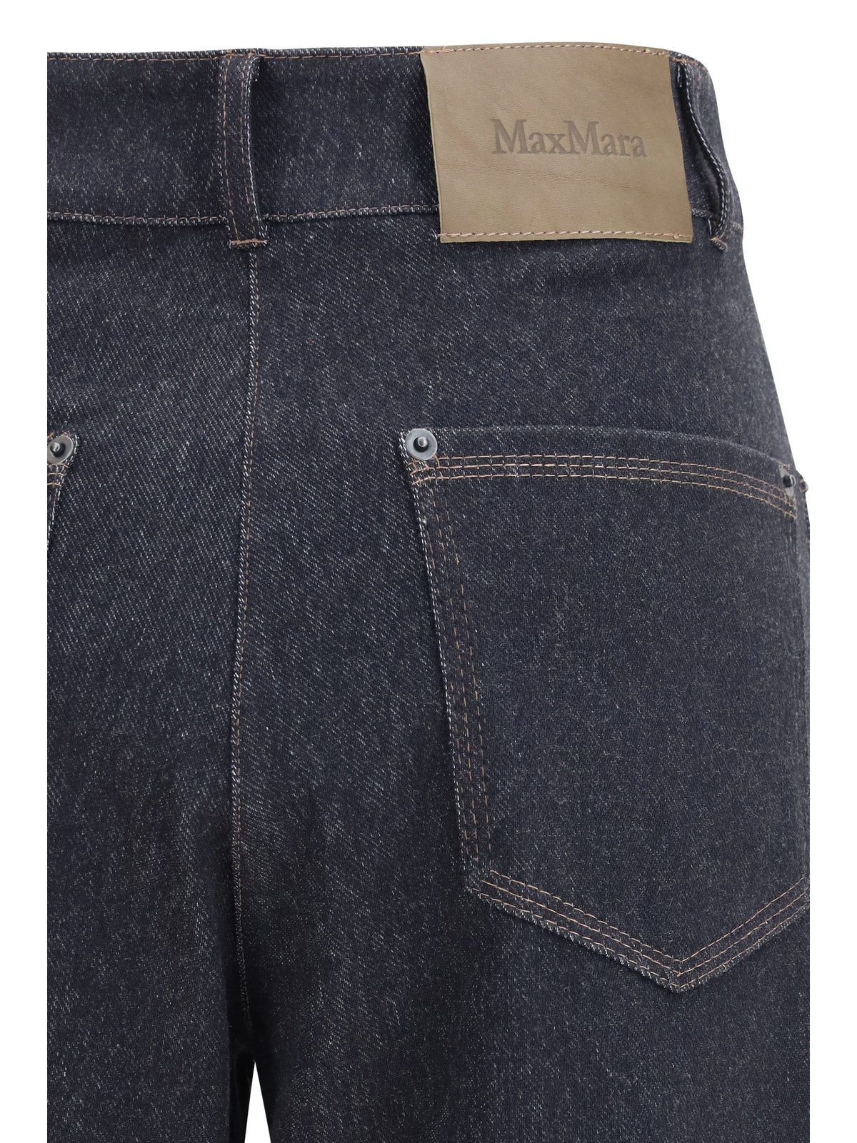 Max Mara Pure Ribes Pants - Blue Marino