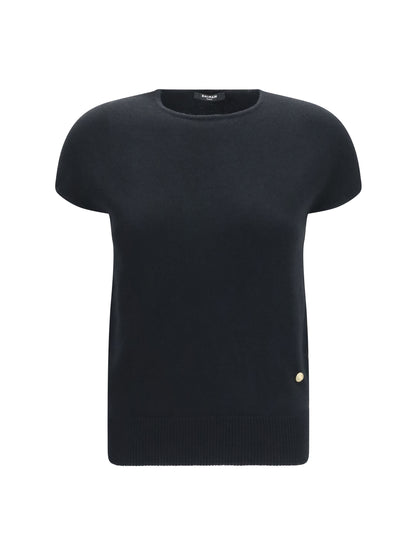 BALMAIN Sleeveless wool and cashmere Sweater