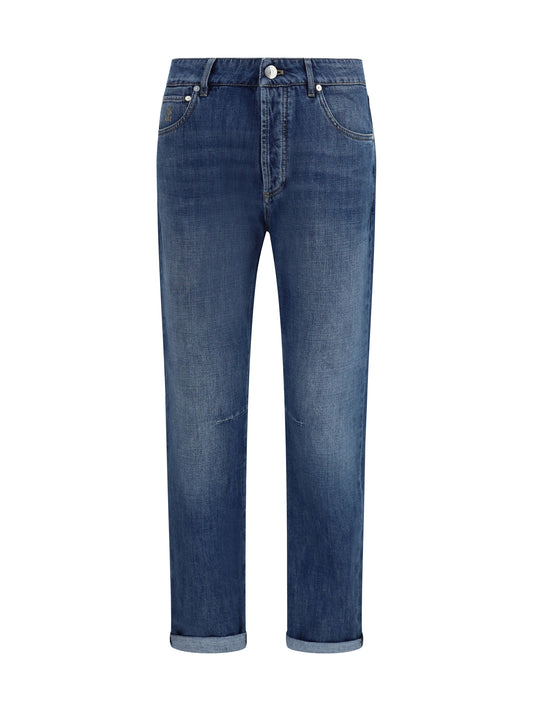 BRUNELLO CUCINELLI Straight five-pocket Jeans in cotton