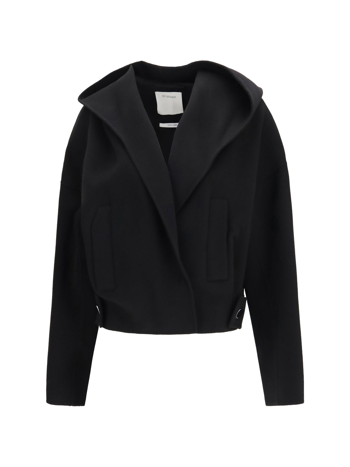 Max Mara Sportmax Idoneo pure virgin wool double Jacket - Black