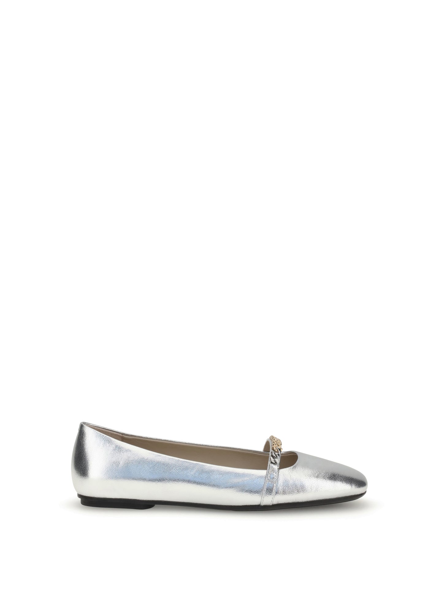 PINKO Metallic Ballerinas