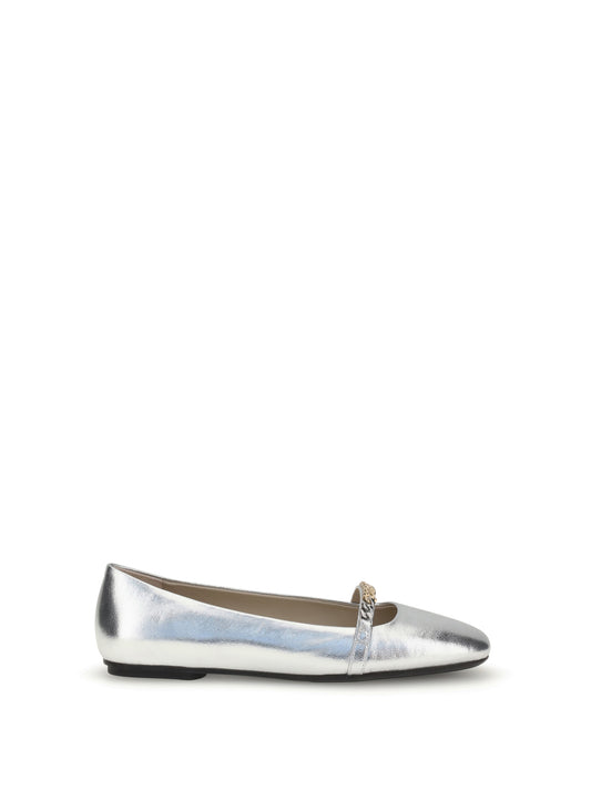 PINKO Metallic Ballerinas