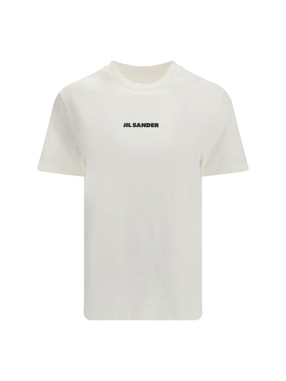 JIL SANDER Short-sleeved T-shirt with printed logo