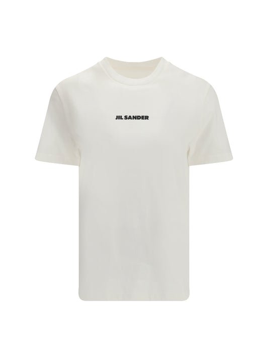 JIL SANDER Short-sleeved T-shirt with printed logo