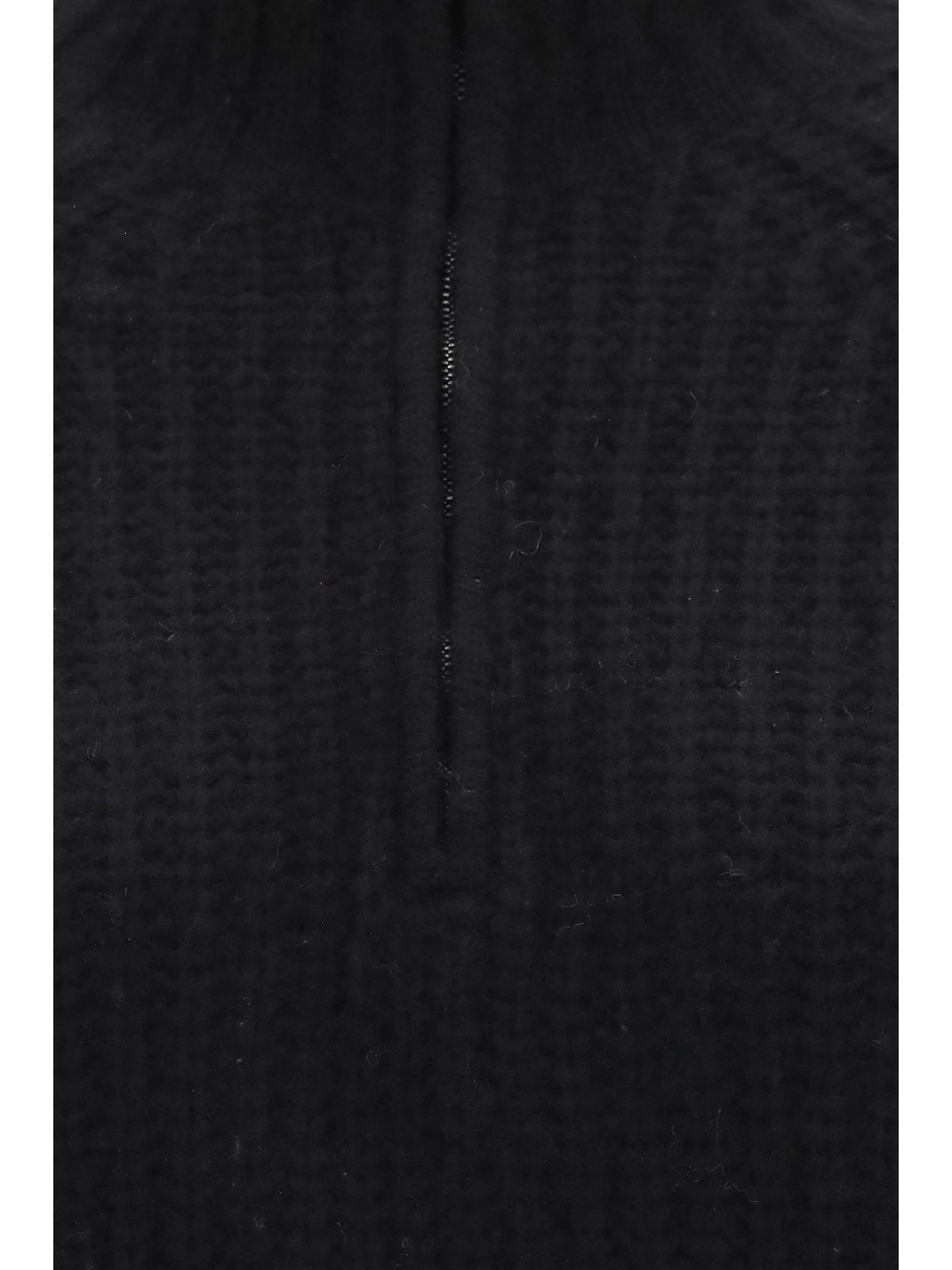 Allude Ribbed Troyer Sweater with zip - 90