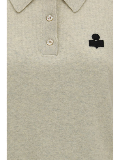 Marant Étoile Althea cotton and wool Sweater - Light Grey