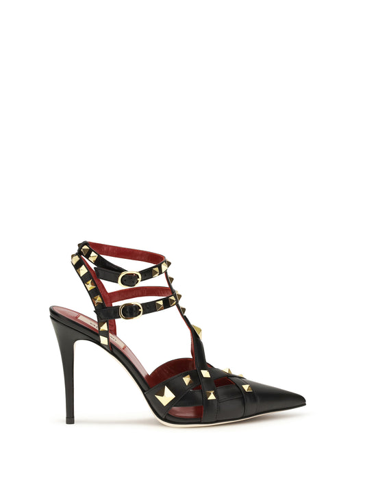 VALENTINO GARAVANI Studdy Décolleté in kidskin