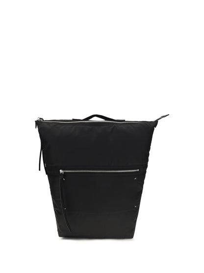 Maison Margiela Zip Line Backpack - Black/Black