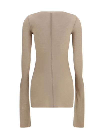 Rick Owens long-sleeve Top - Flesh