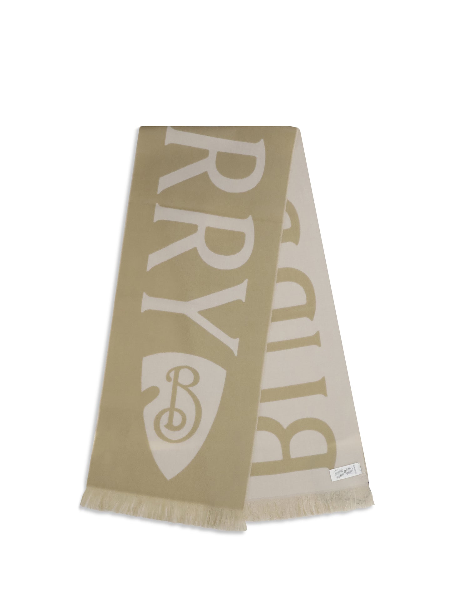 BURBERRY Logo wool Scarf
