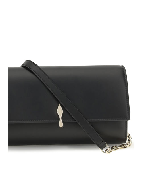 Christian Louboutin Bettina Chain Wallet - Black/Gold